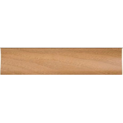 Пластиковый плинтус Теко Стандарт Орех Светлый 0001