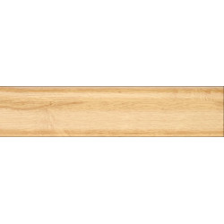 Пластиковый плинтус Теко Люкс Орех Кремеовый 0007