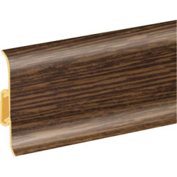 Плинтус ПВХ Premium Cezar Зебрано 112 матовый