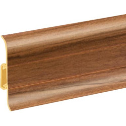 Плинтус ПВХ Premium Cezar Орех Африканский 131 матовый