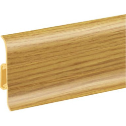 Плинтус ПВХ Premium Cezar Глянец Дуб Классический 135