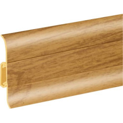 Плинтус ПВХ Premium Cezar Дуб светлый 68 матовый