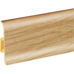 Плинтус ПВХ Premium Cezar Тик 72 матовый