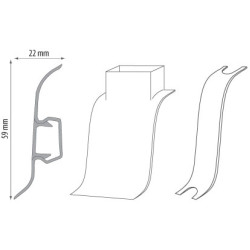 Соединение для кабеля ПВХ Premium Cezar  Cezar