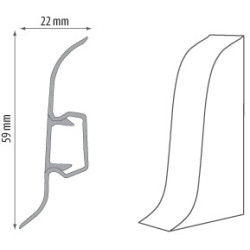 Заглушка ПВХ Premium Cezar  Cezar